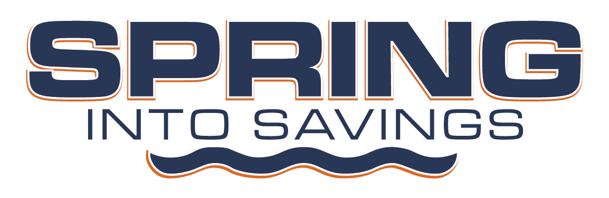 spring into savings logo